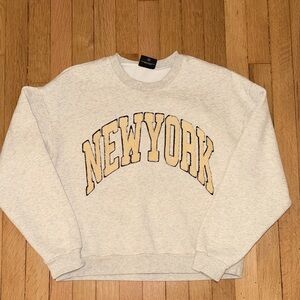 Cozy Cream New York Sweatshirt